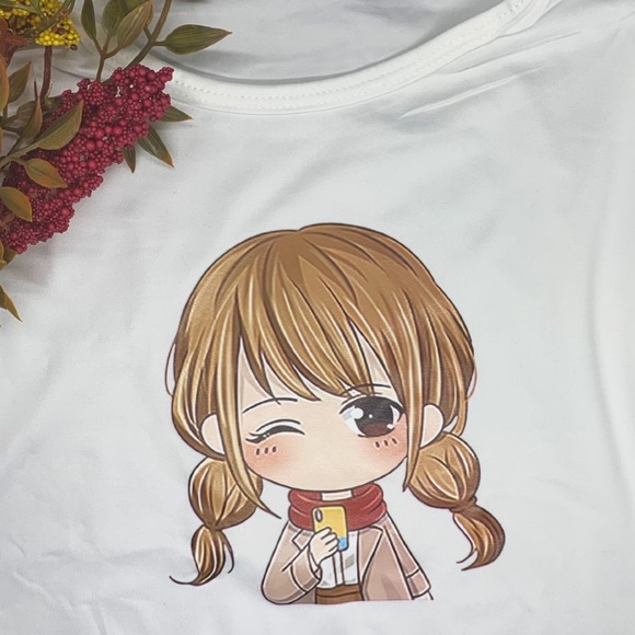 Brand New Side Medium (6/7) Girls Graphic Tee - Picture 3 of 3